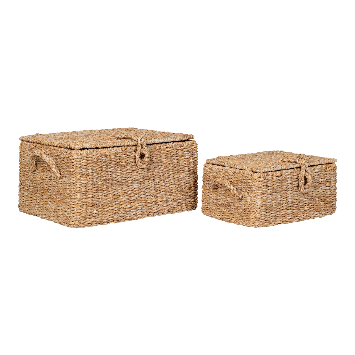 Opbergmanden Benji zeegras - set van 2 Naturel