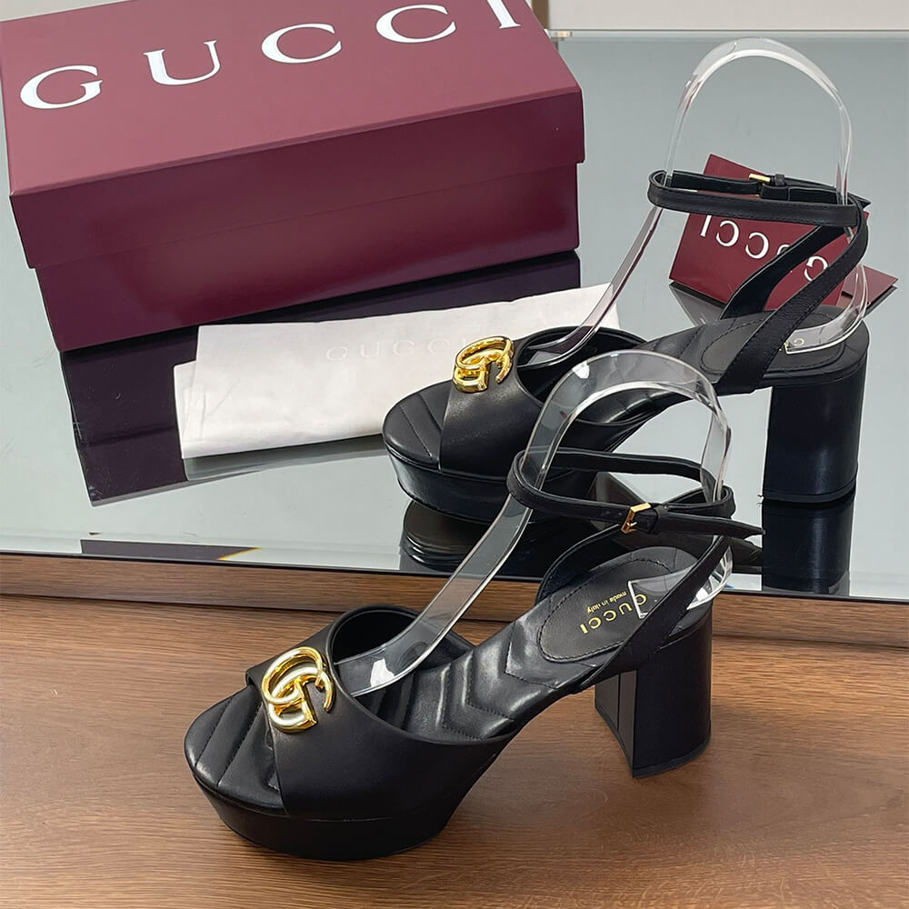GUCCI Women s platform sandal with Double G - Top Club