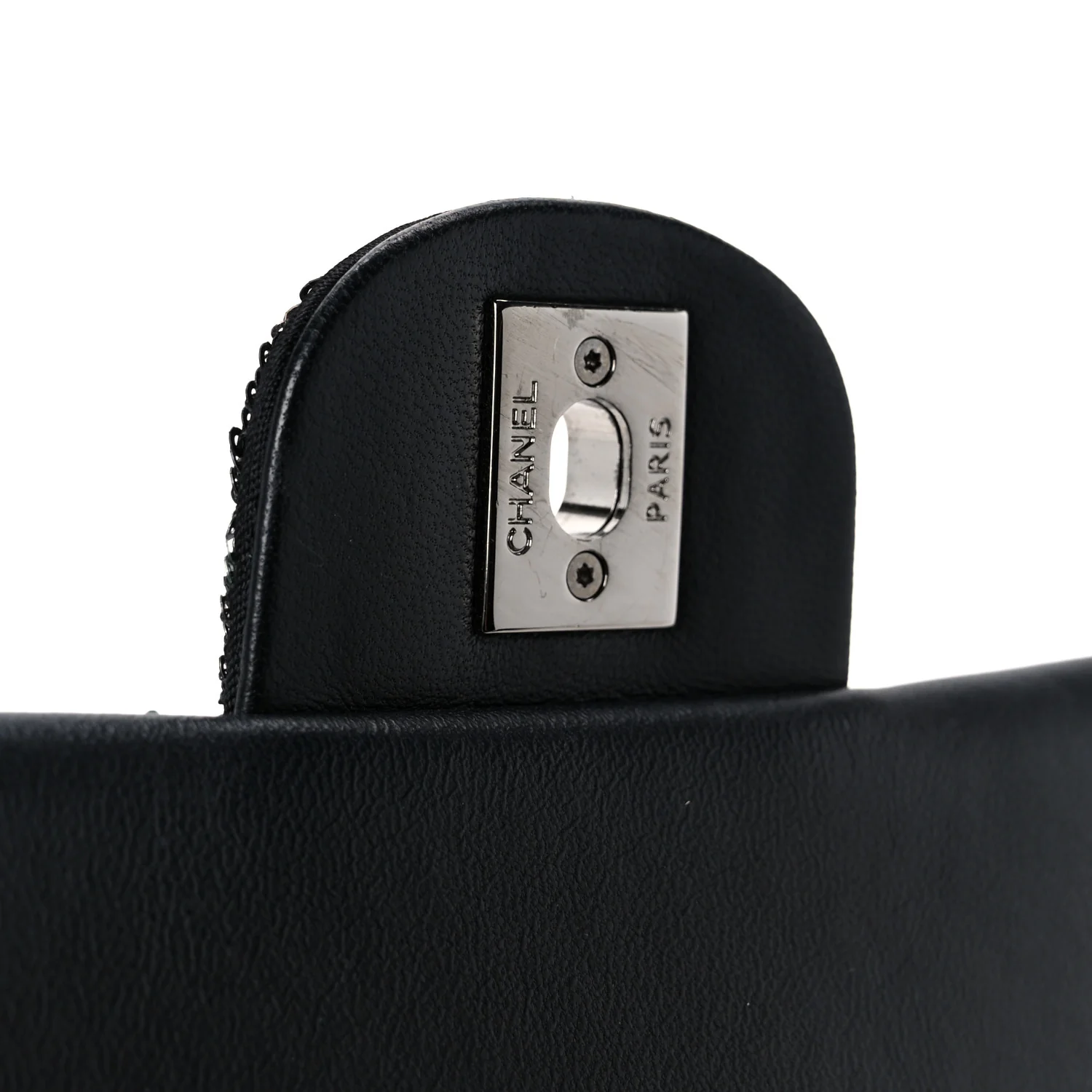 Sequin Logo Small Flap Ruthenium Multicolor - Top Club