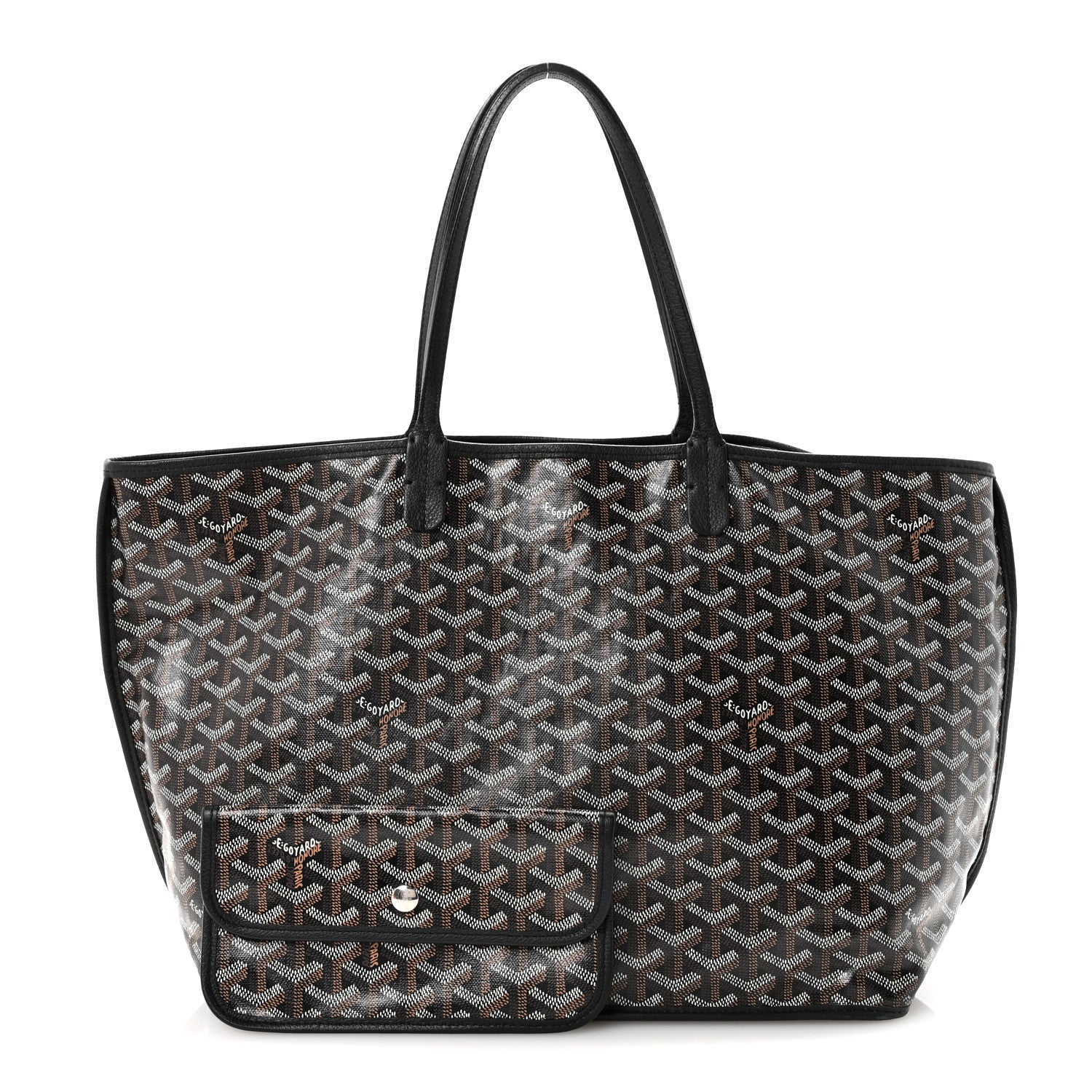Goyardine Reversible Anjou PM Black - Top Club