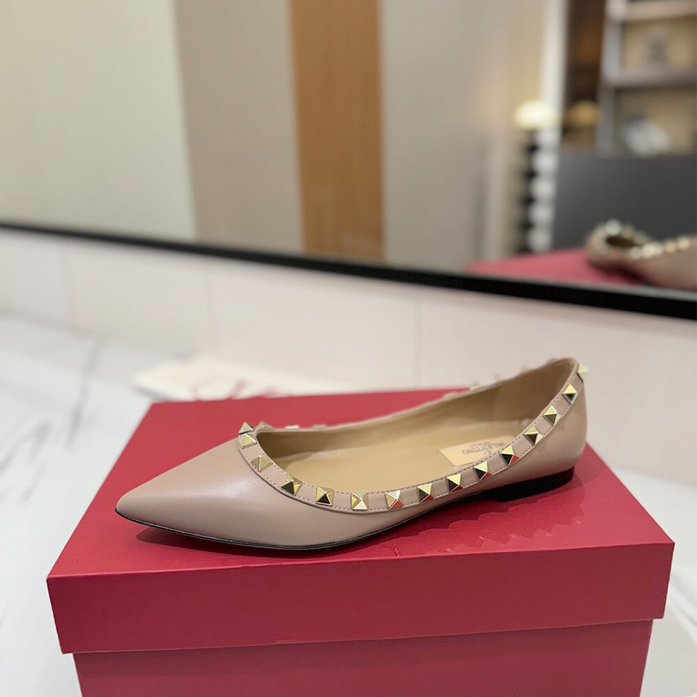 VALENTINO ROCKSTUD BALLET FLAT - Top Club