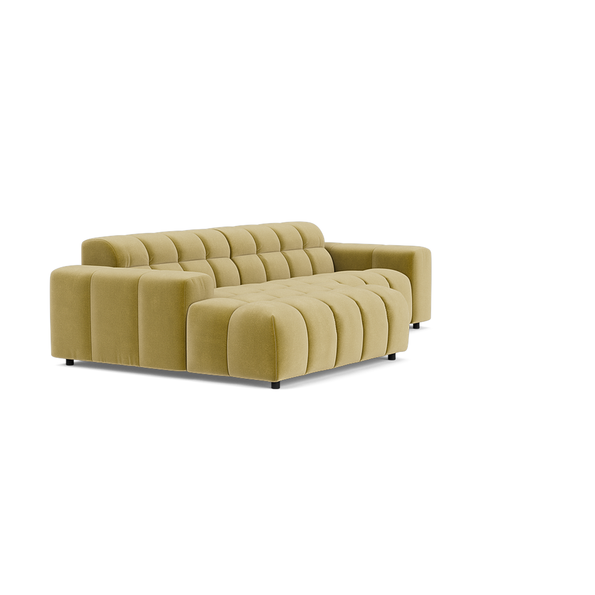 Hoekbank Dot divan links royal pistachio