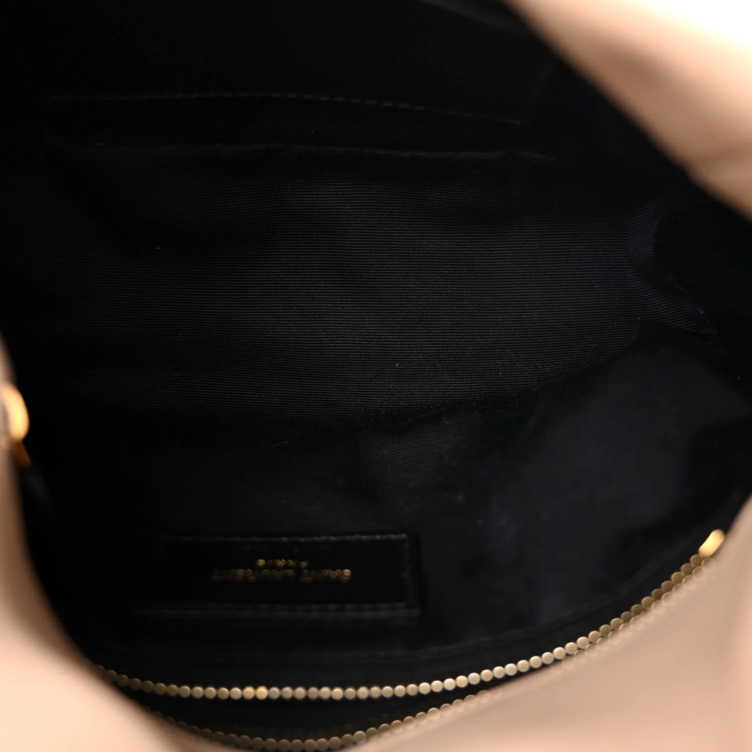 Lambskin Quilted Toy Loulou Puffer Monogram Chain Satchel Dark Beige - Top Club