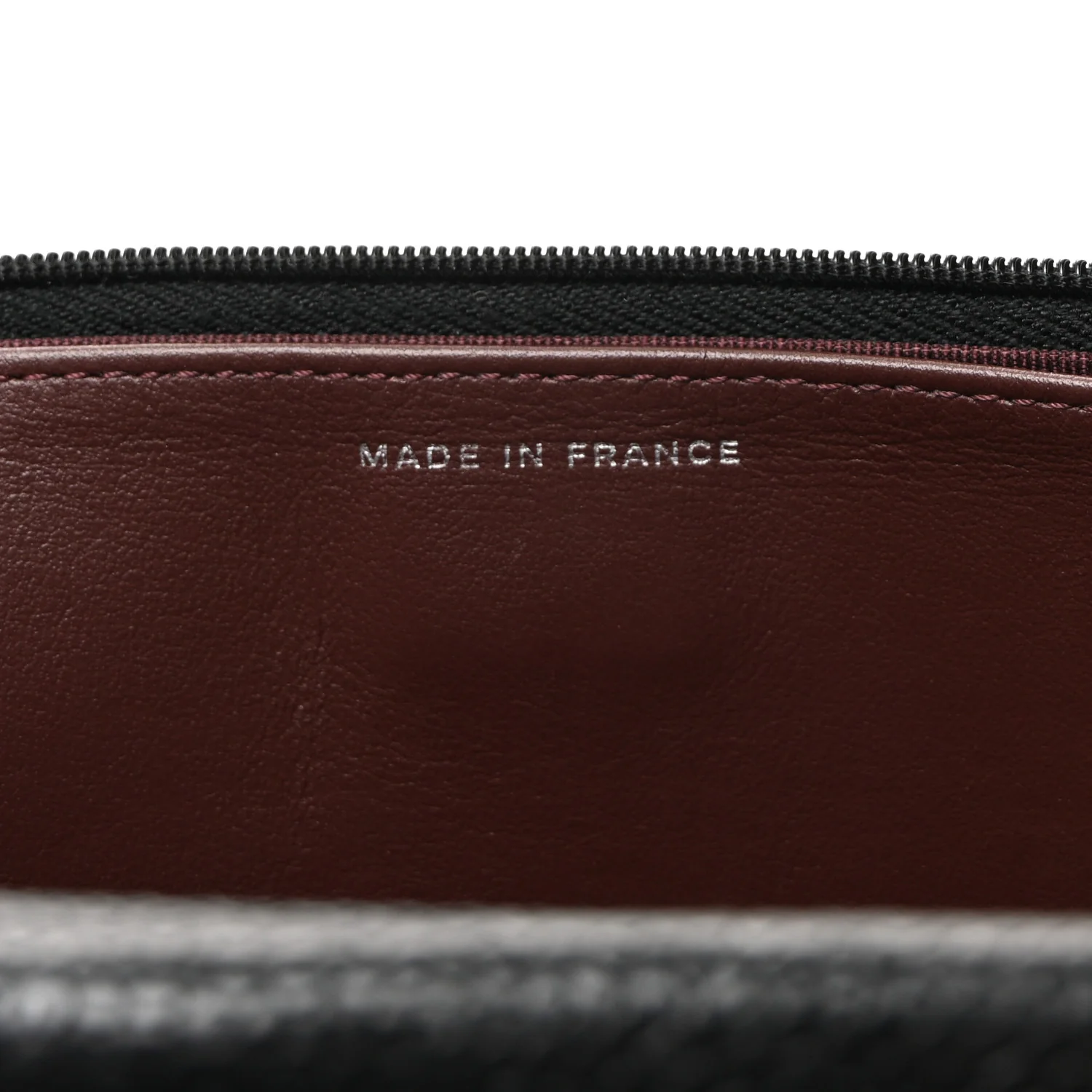 Caviar Quilted Wallet on Chain WOC Black - Top Club