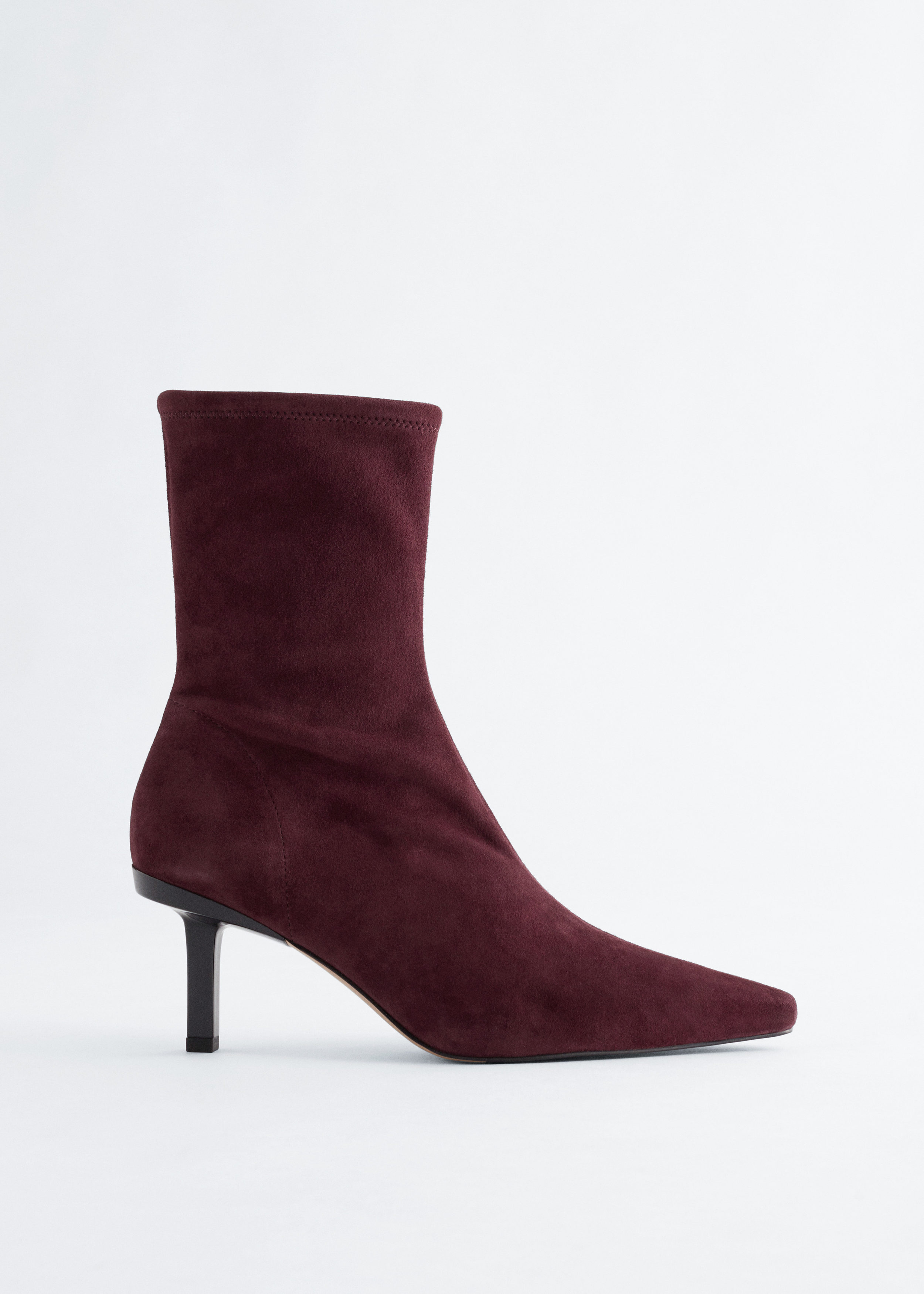 & Other Stories STRETCH-SUEDE ANKLE BOOTS