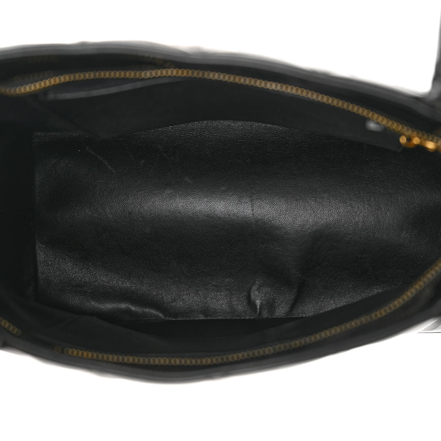 Patent Medallion Tote Black - Top Club