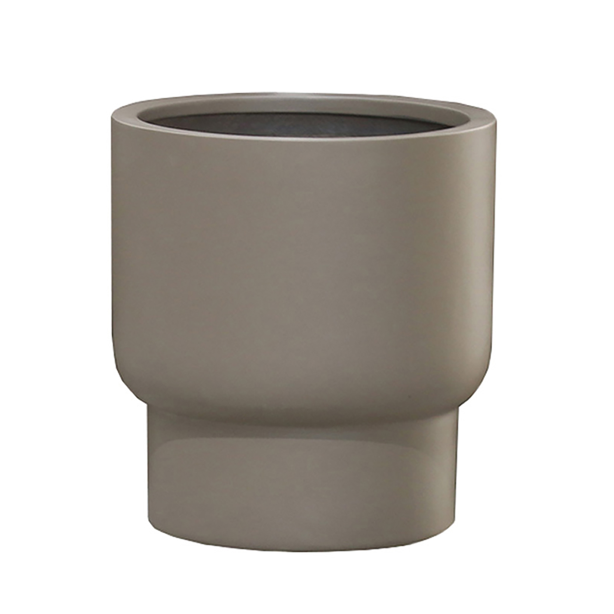 Plantenpot Roskilde L taupe Ø54 x H60cm