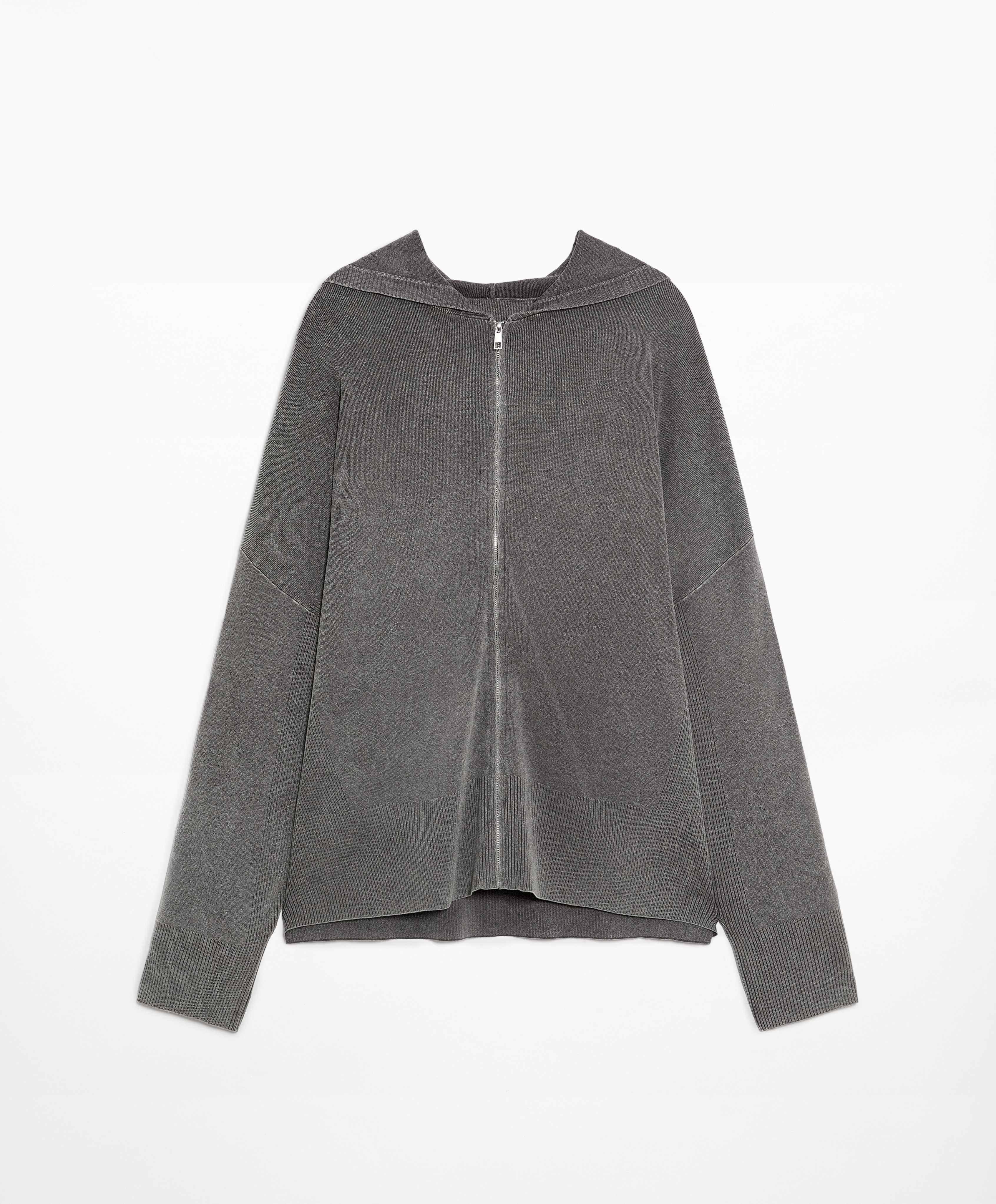 OYSHO Hooded knit sweatshirt