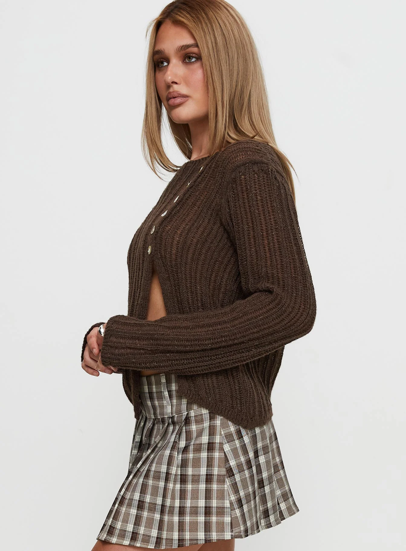 Lenker Knit Sweater Brown