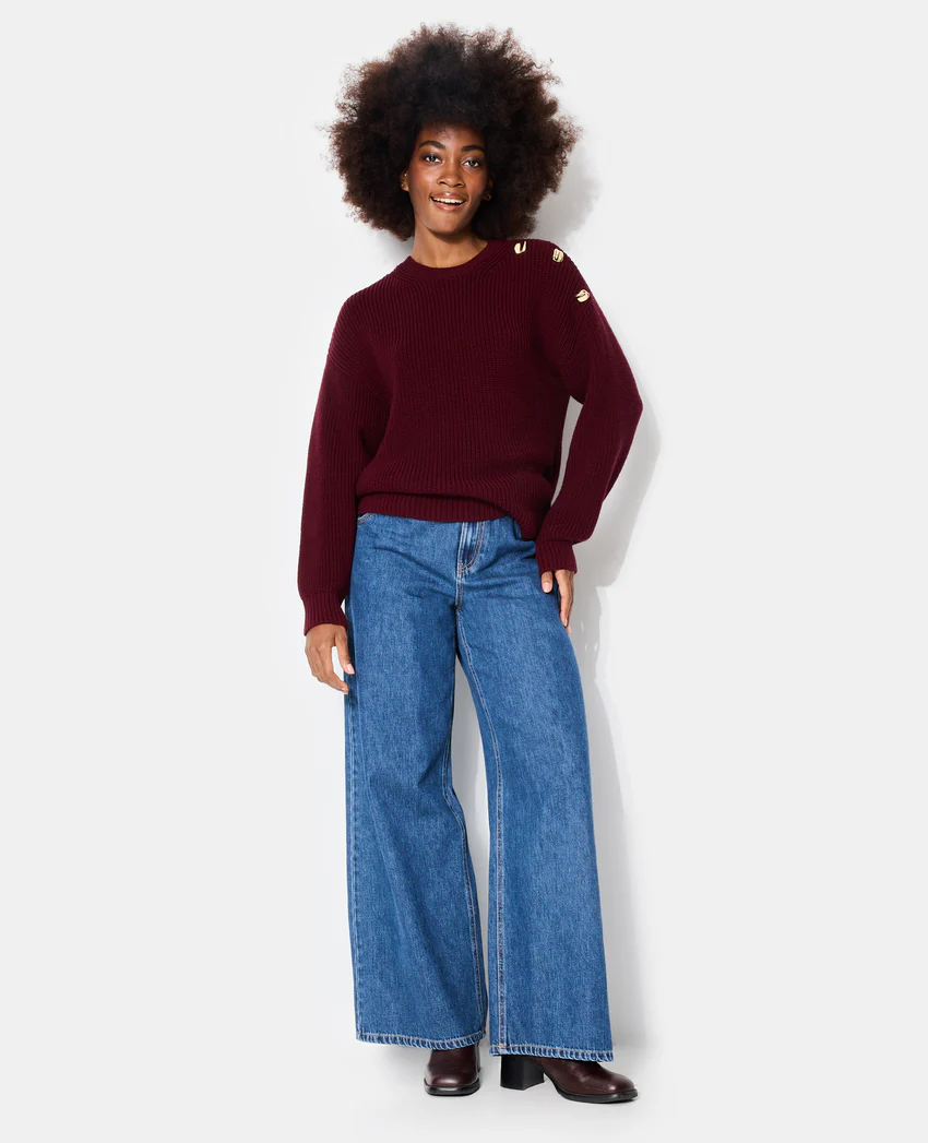 Pimkie Pull oversize avec écharpe amovible