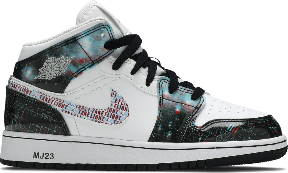 Air Jordan 1 Mid SE GS  Take Flight  BQ6931-114 - Sneaker Replica Workshop