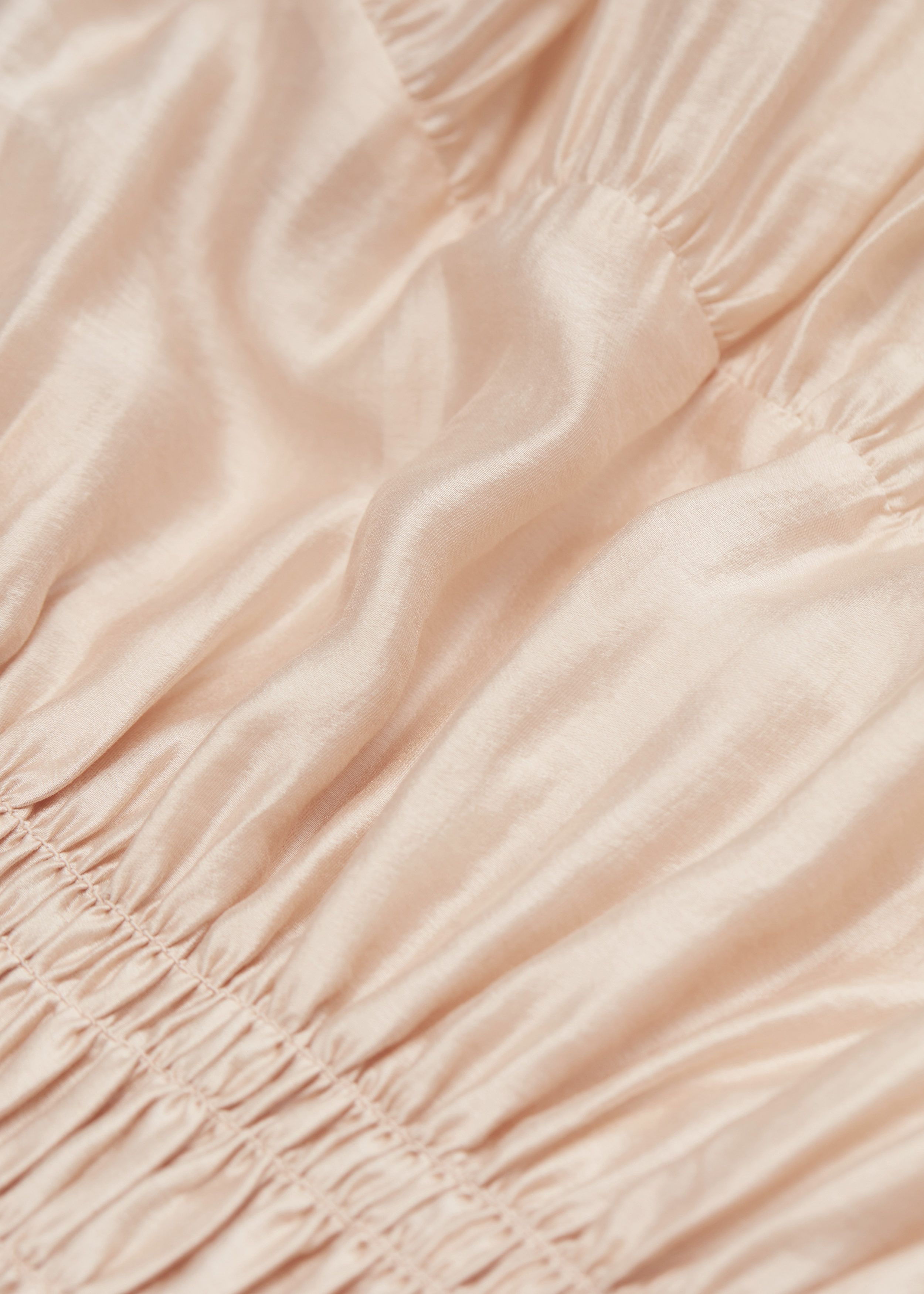 & Other Stories RUCHED MIDI DRESS