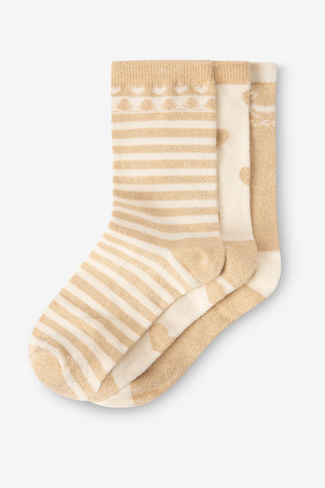 Gouden sokken set van 3