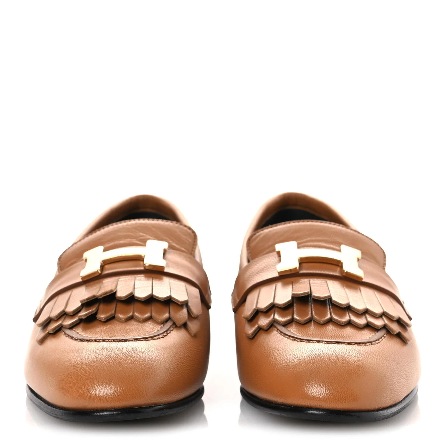 Goatskin Womens Royal Loafers 36 Naturel - Top Club