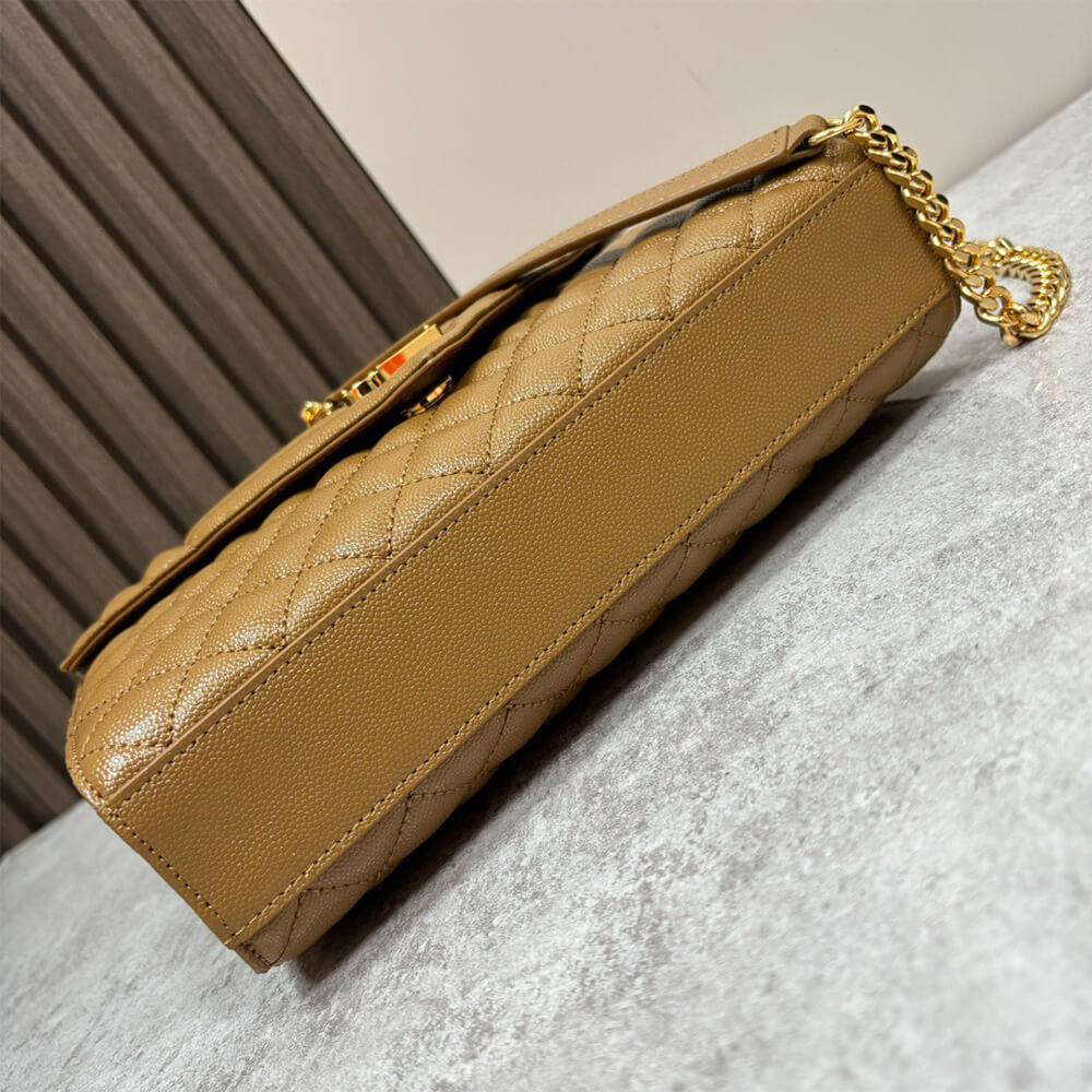 YSL envelope medium in grained leather - Top Club