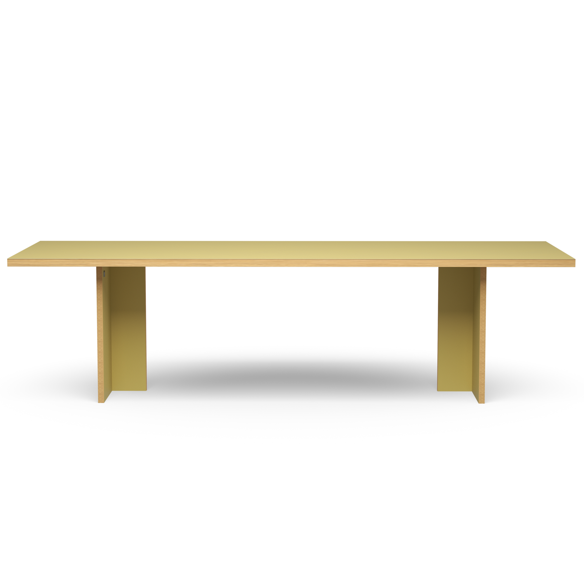 Eettafel Rectangular 280x100 olive