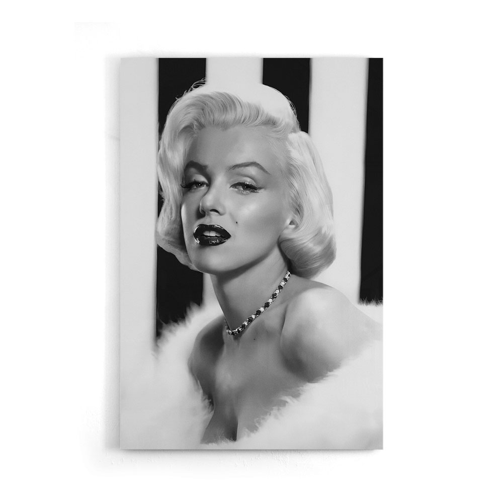 Walljar acrylglas schilderij - Portrait of Marilyn Monroe Acrylglas schilderij - 150 x 225 cm