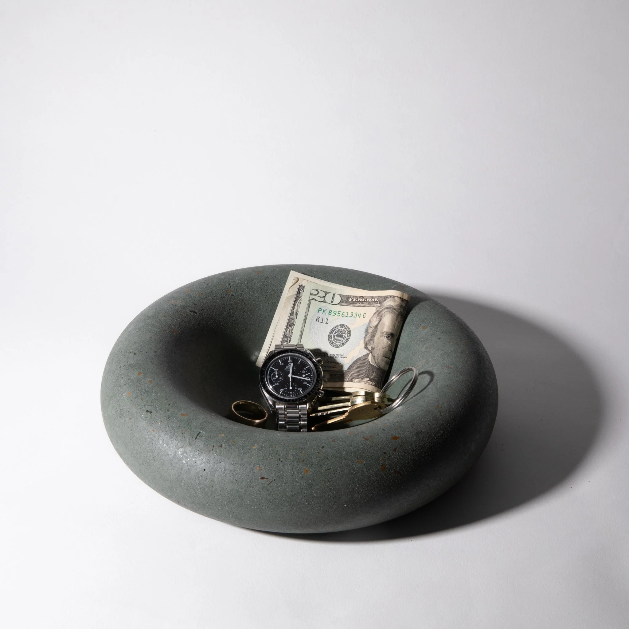 Bubble Catch All (Large) | Dark Green Terrazzo