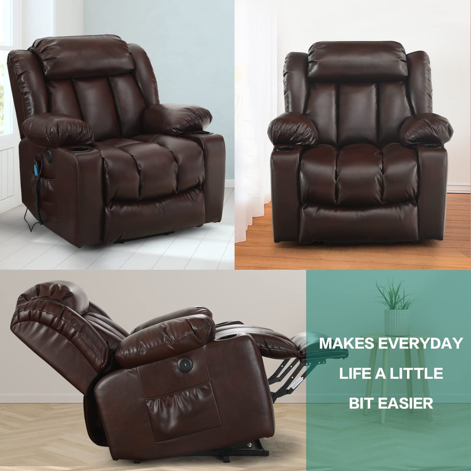 💥Clearance Sale🔥 Luxury Lift Chair Recliner with Heat and Massage