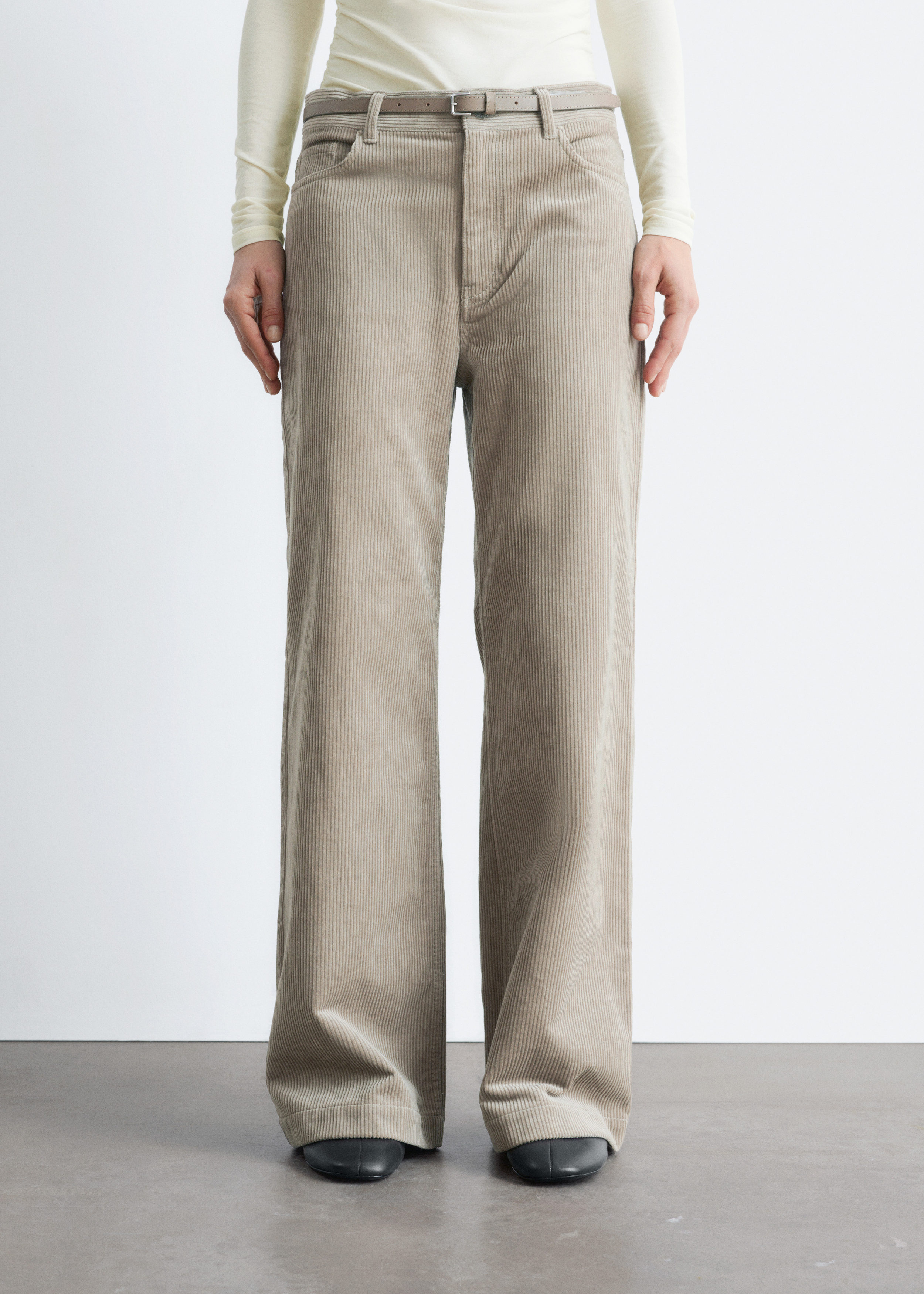 & Other Stories WIDE-LEG CORDUROY TROUSERS