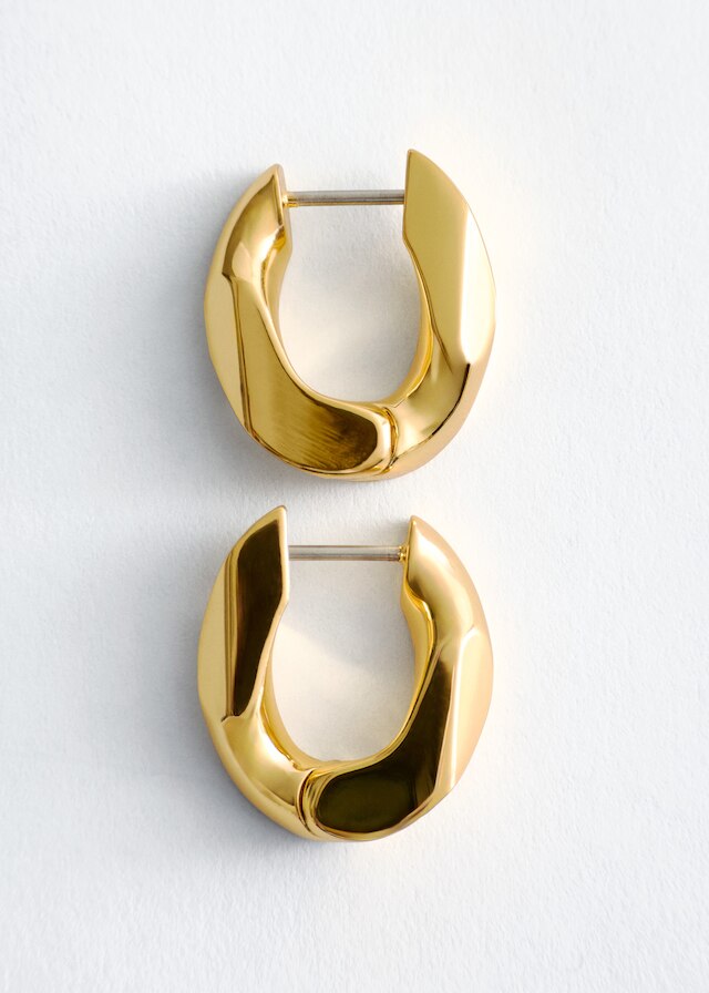& Other Stories CHUNKY HOOP EARRING SET