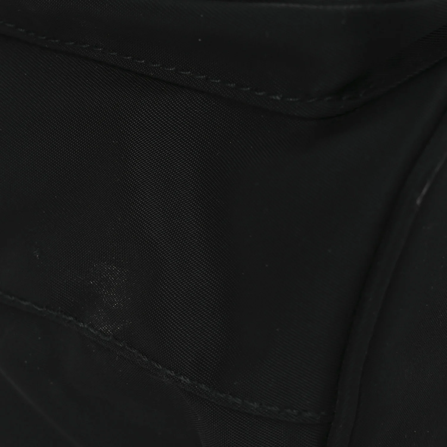 Saffiano Tessuto Nylon Mini Bucket Crossbody Bag Black - Top Club