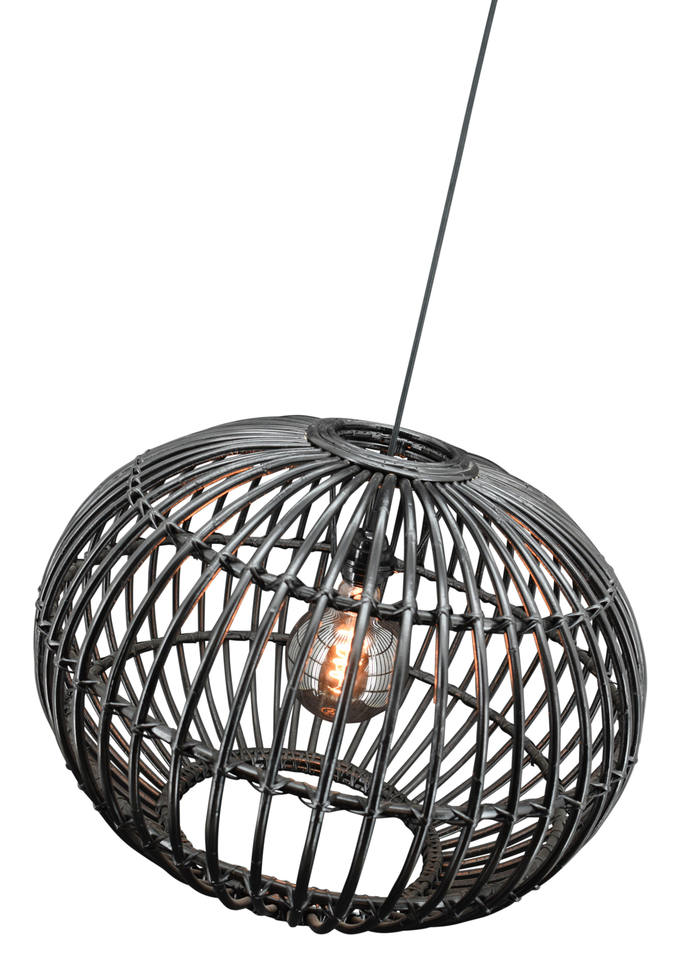 Hanglamp Ruby large black Ø 60 H 45 cm