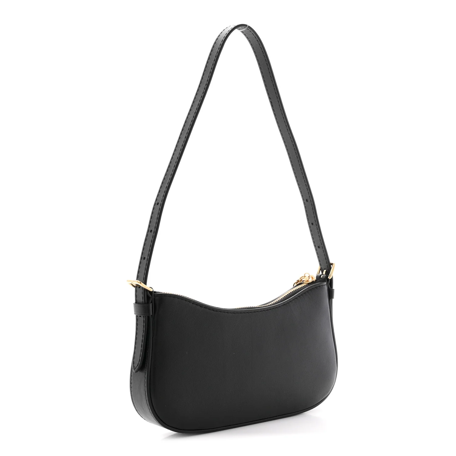 Calfskin LV Bloom Pochette  Black - Top Club