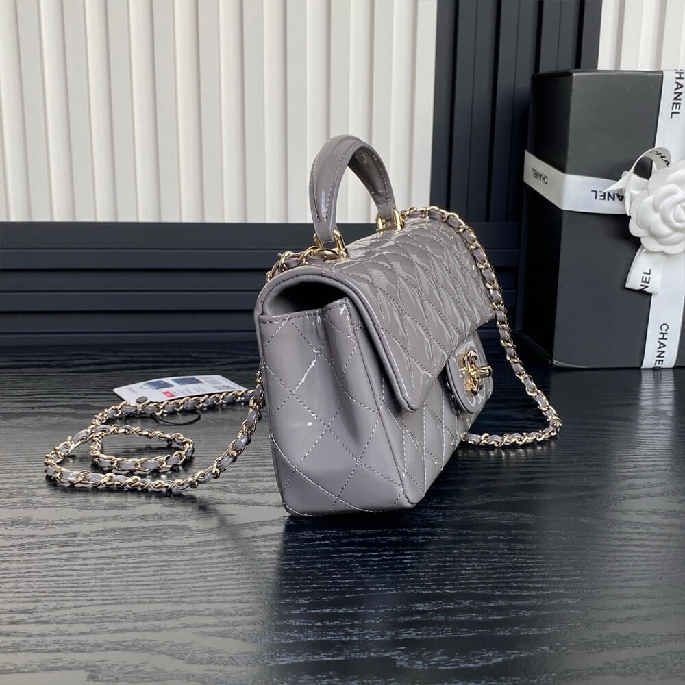 CHANEL Mini Classic Handbag With Top Handle - Top Club
