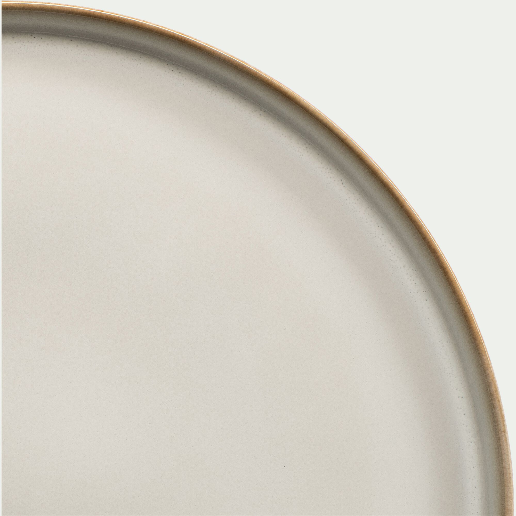 ALBA - Assiette à dessert en grès D22,5cm - beige alpilles