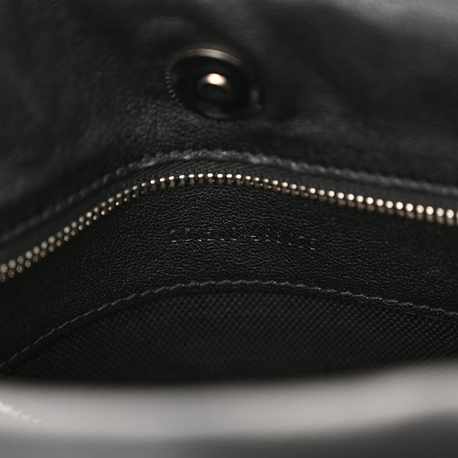 Sakai Be Green Calfskin Diagonal Stitched Small Blondie Tote Black - Top Club
