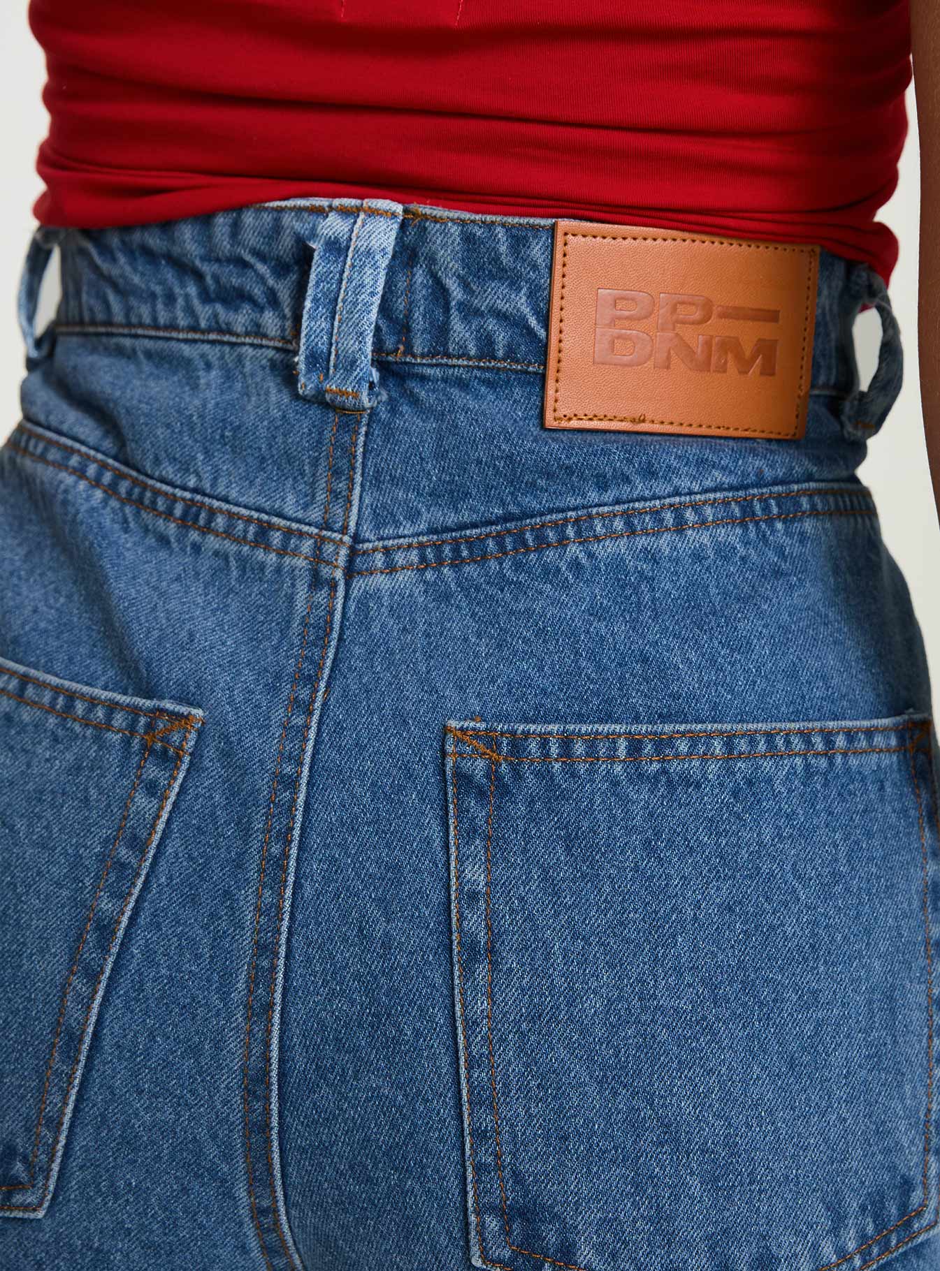 Zephee High Rise Wide Leg Jeans Light Wash