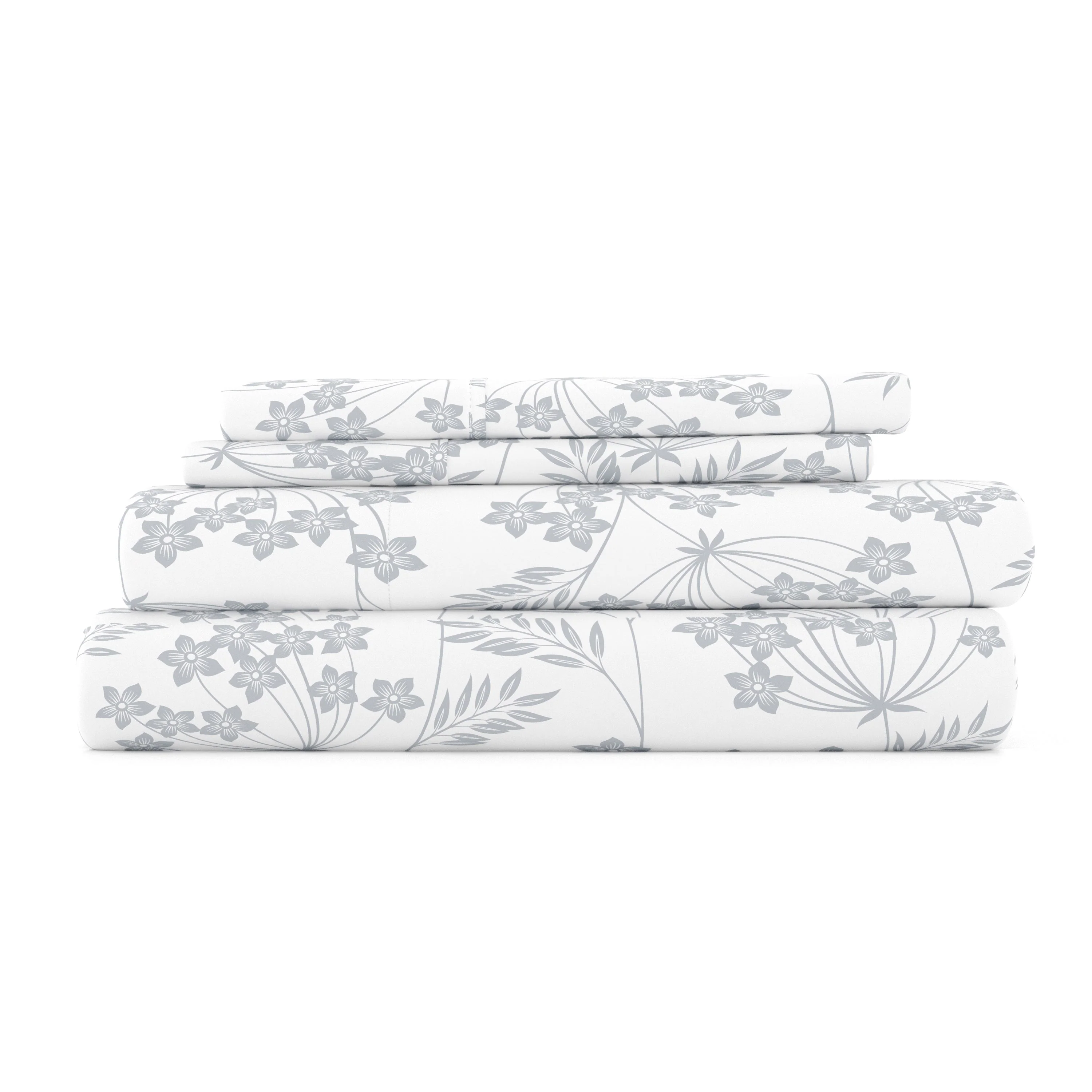 Chantilly Lace Style Pattern 4-Piece Sheet Set (Sale)