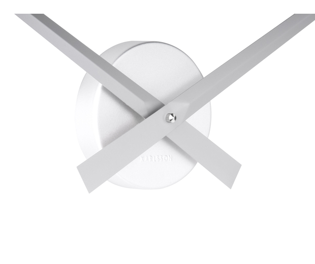 Wall clock Little Big Time alu silver