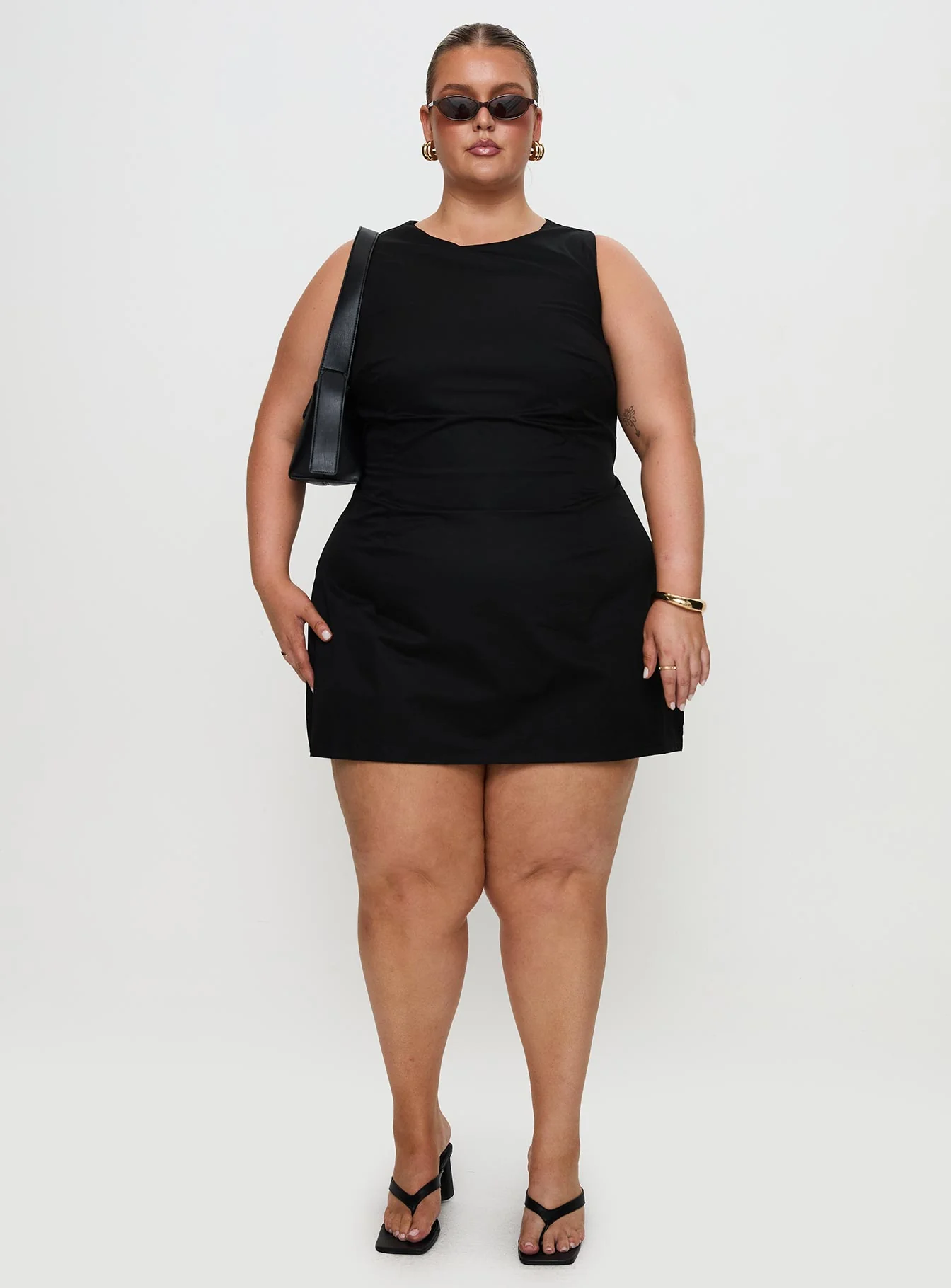Yumiko Romper Black Curve