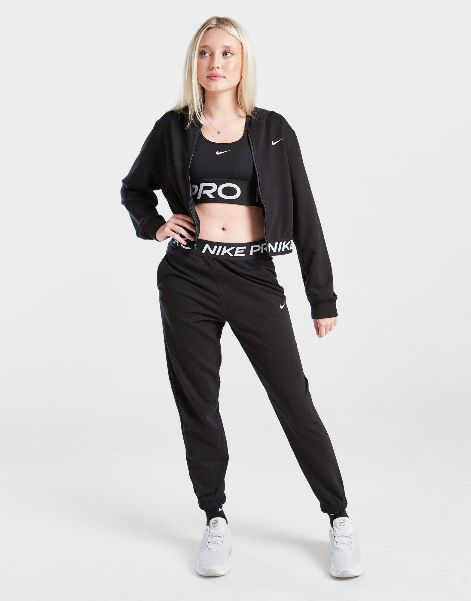 Nike Girls' Pro Crop Full Zip Hoodie Kinder