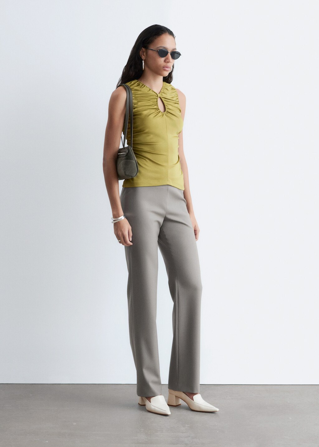 & Other Stories STRAIGHT-LEG WOOL TROUSERS