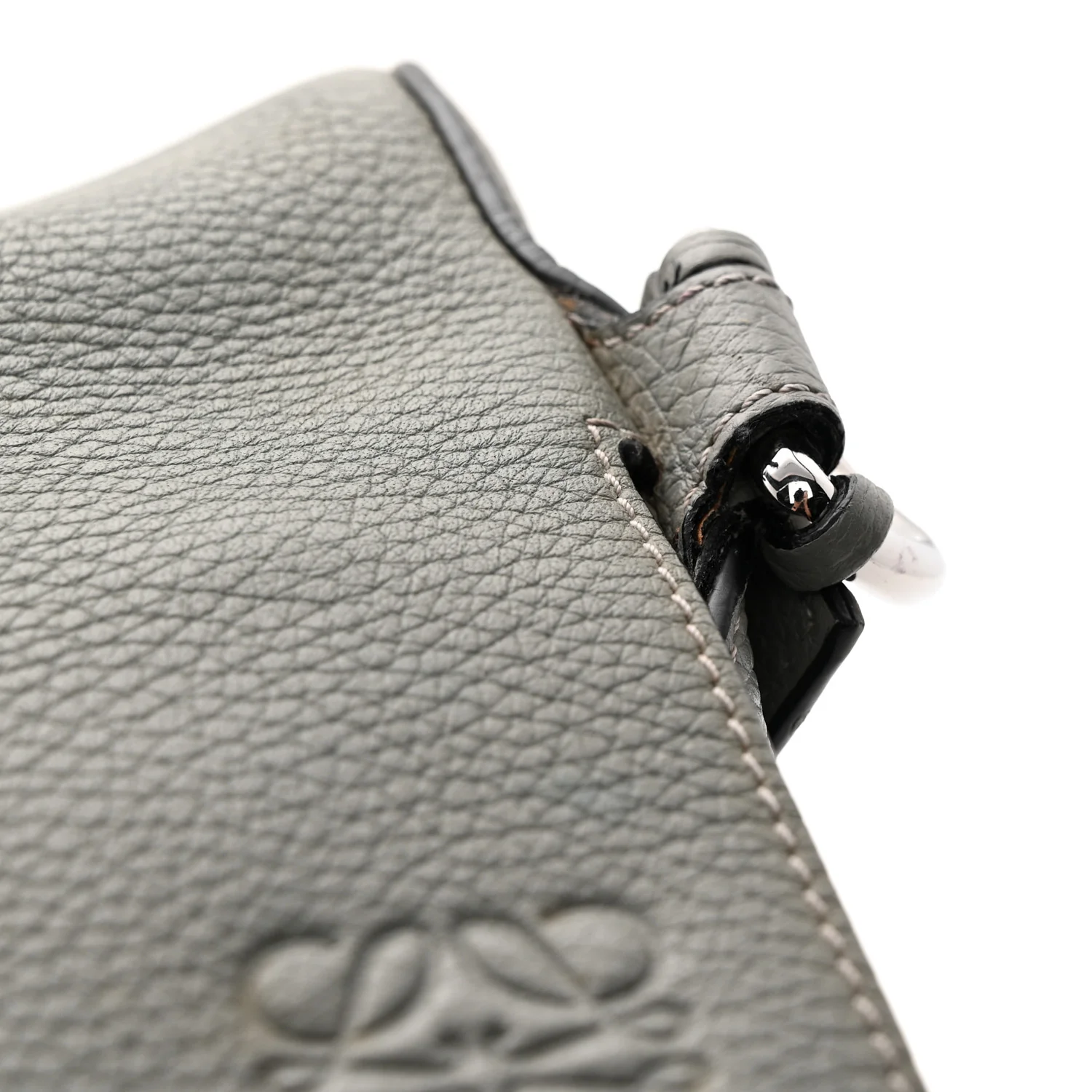 Calfskin Puzzle Bag XL Grey Blue - Top Club