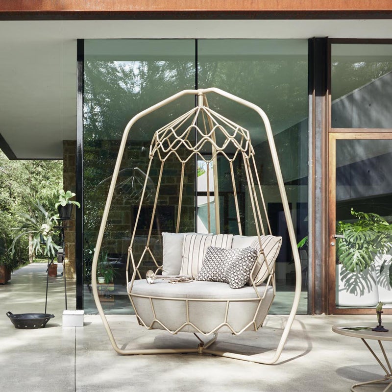 Balkon Hängekorb Outdoor Nordic Swing Rocking Chair Courtyard Villa Leisure Double Sofa