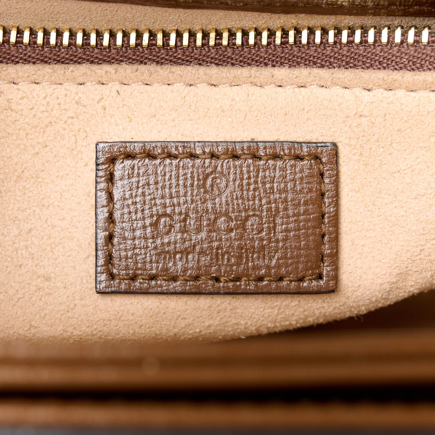 GG Supreme Monogram Azalea Calfskin Horsebit 1955 Shoulder Bag Beige Brown Sugar - Top Club