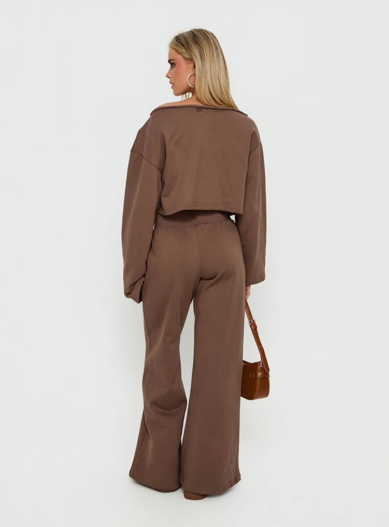 Peaks Flared Track Pants Cocoa