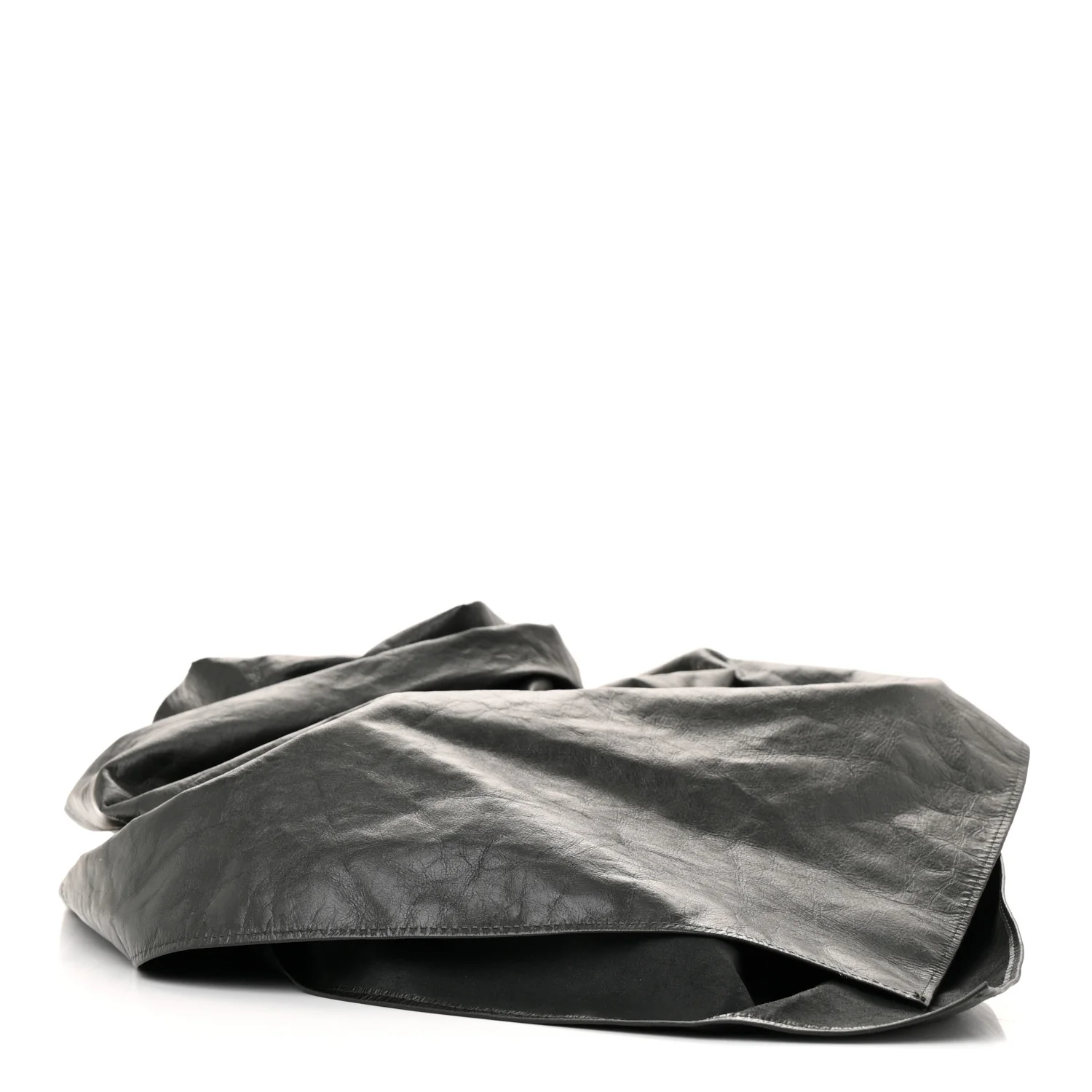 Calfskin Foulard Shoulder Bag Dark Green - Top Club
