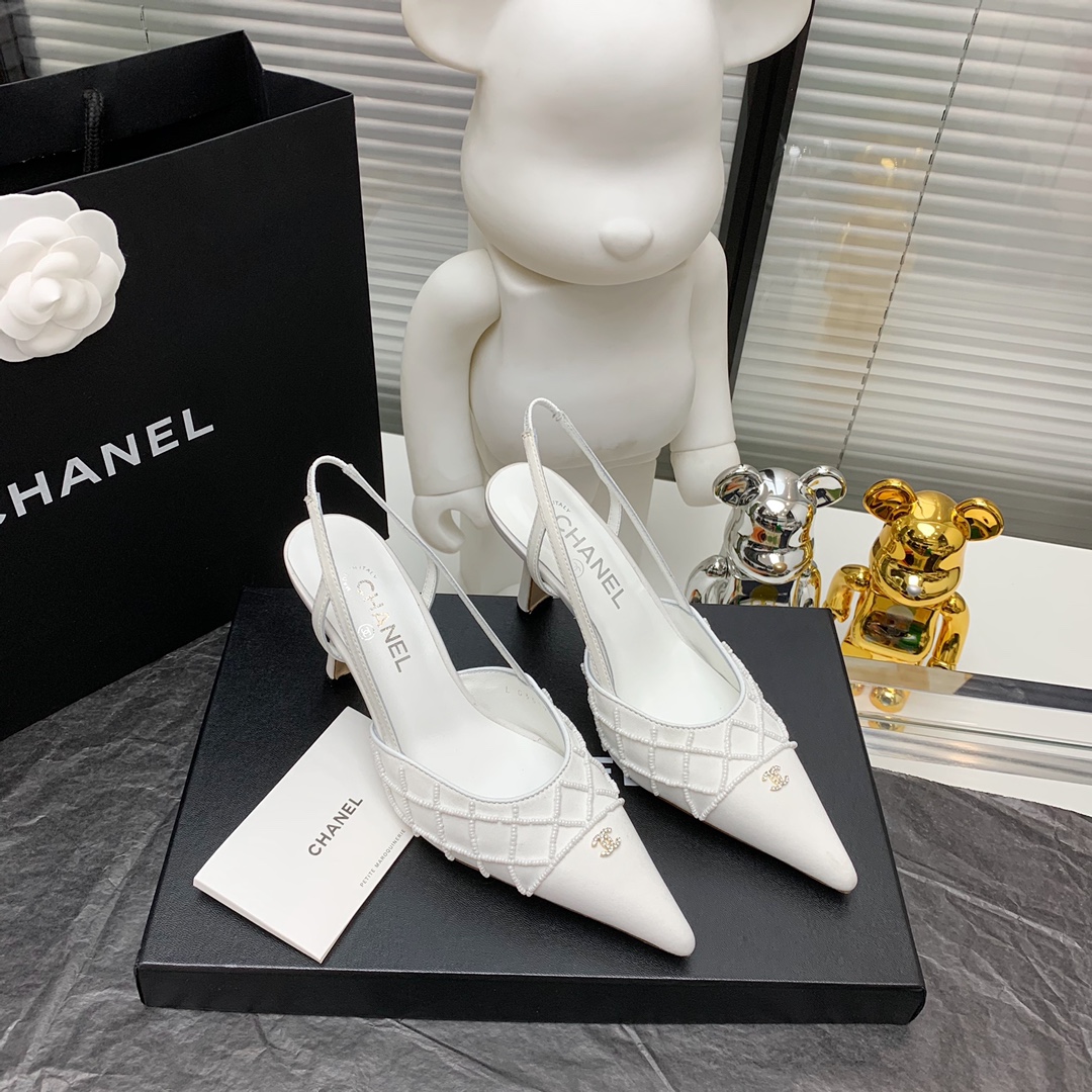 CHANEL SLINGBACK 10 6.5CM - Sneaker Replica Workshop