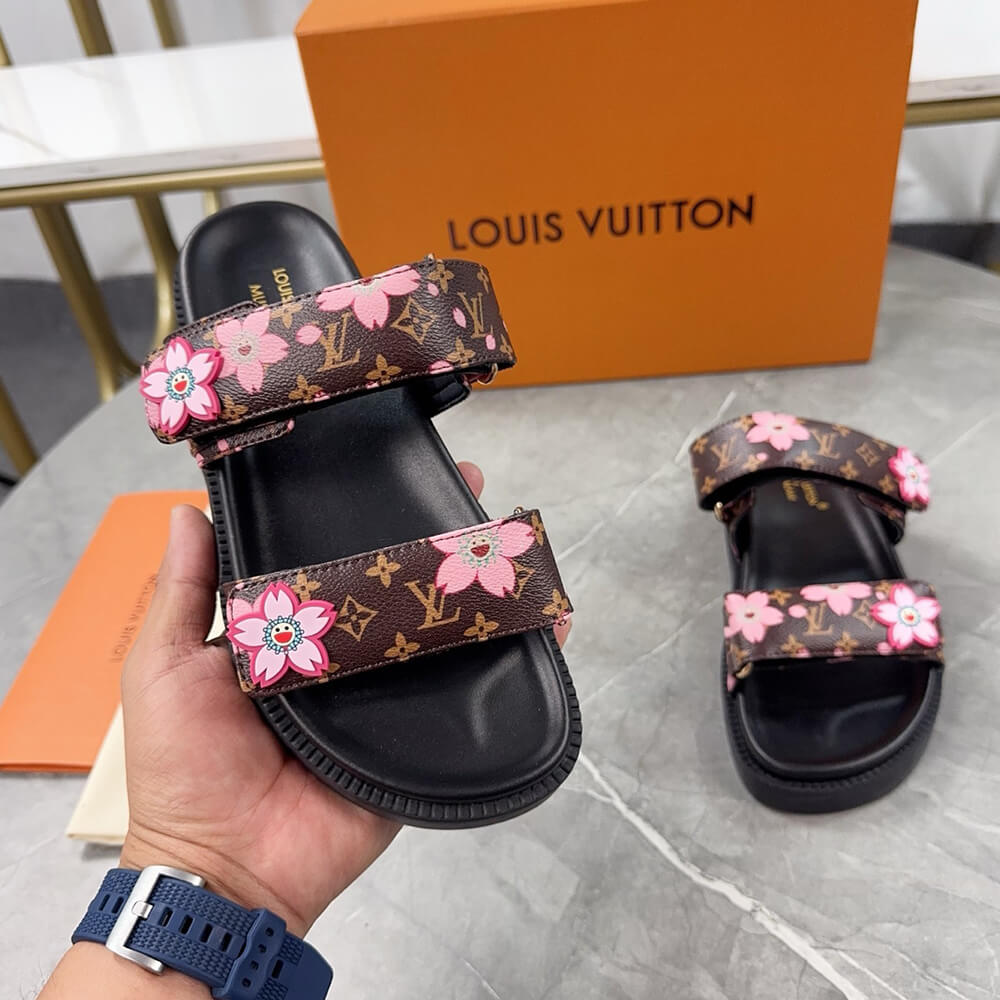 LV x TM LV Sunset Flat Comfort Mule - Top Club