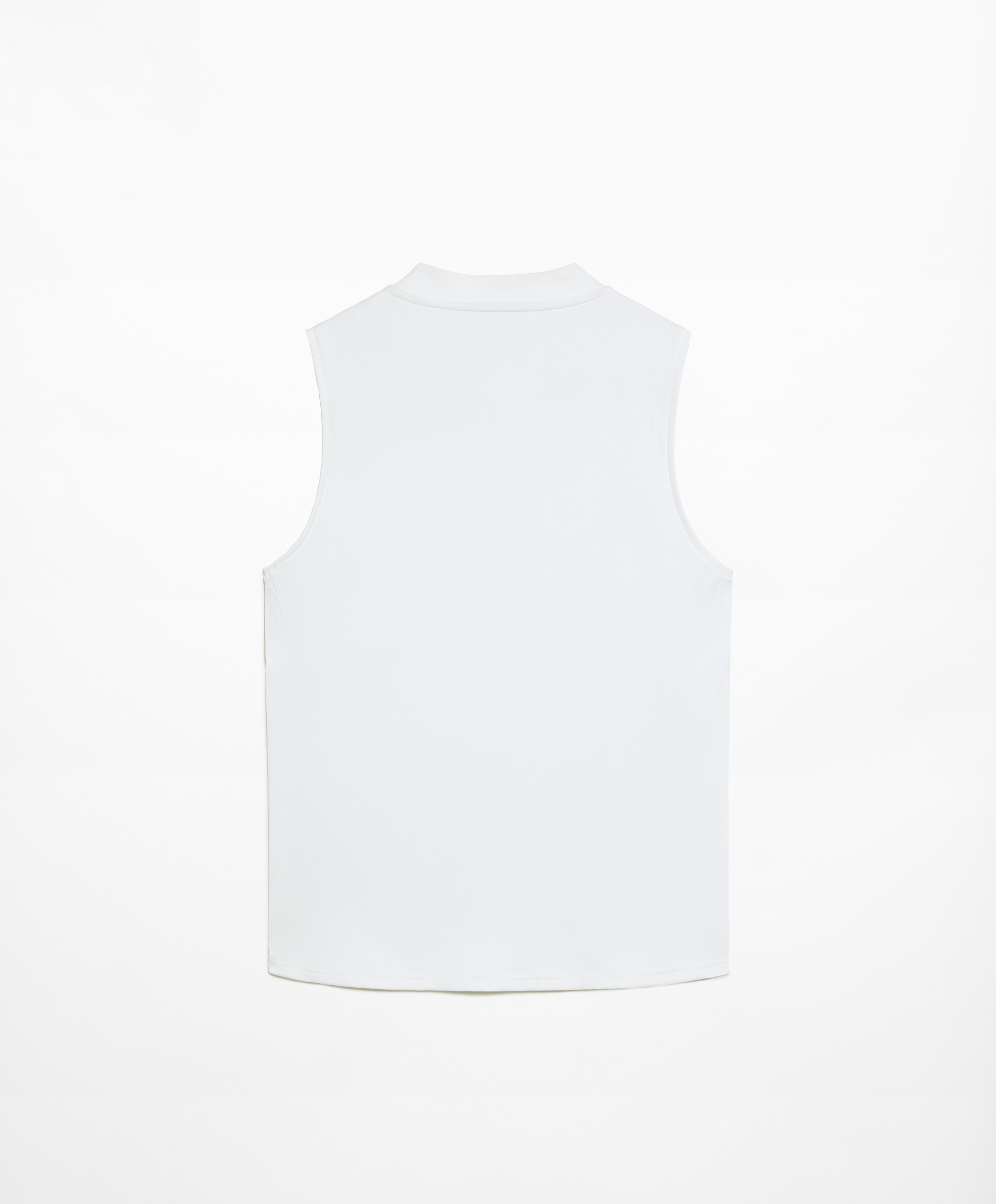 OYSHO Sleeveless zip T-shirt
