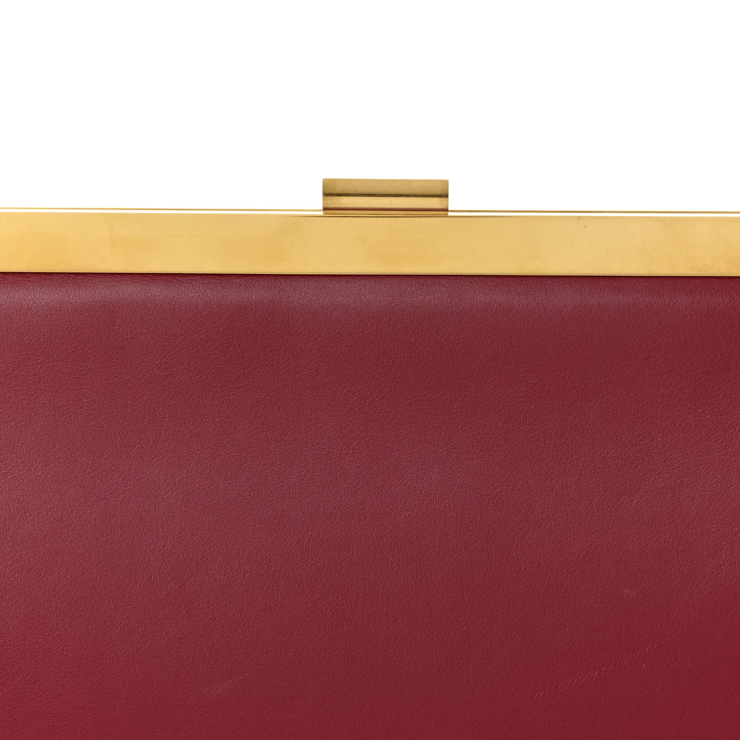 Patina Box Calfskin Medium Clasp Bag Scarlet - Top Club