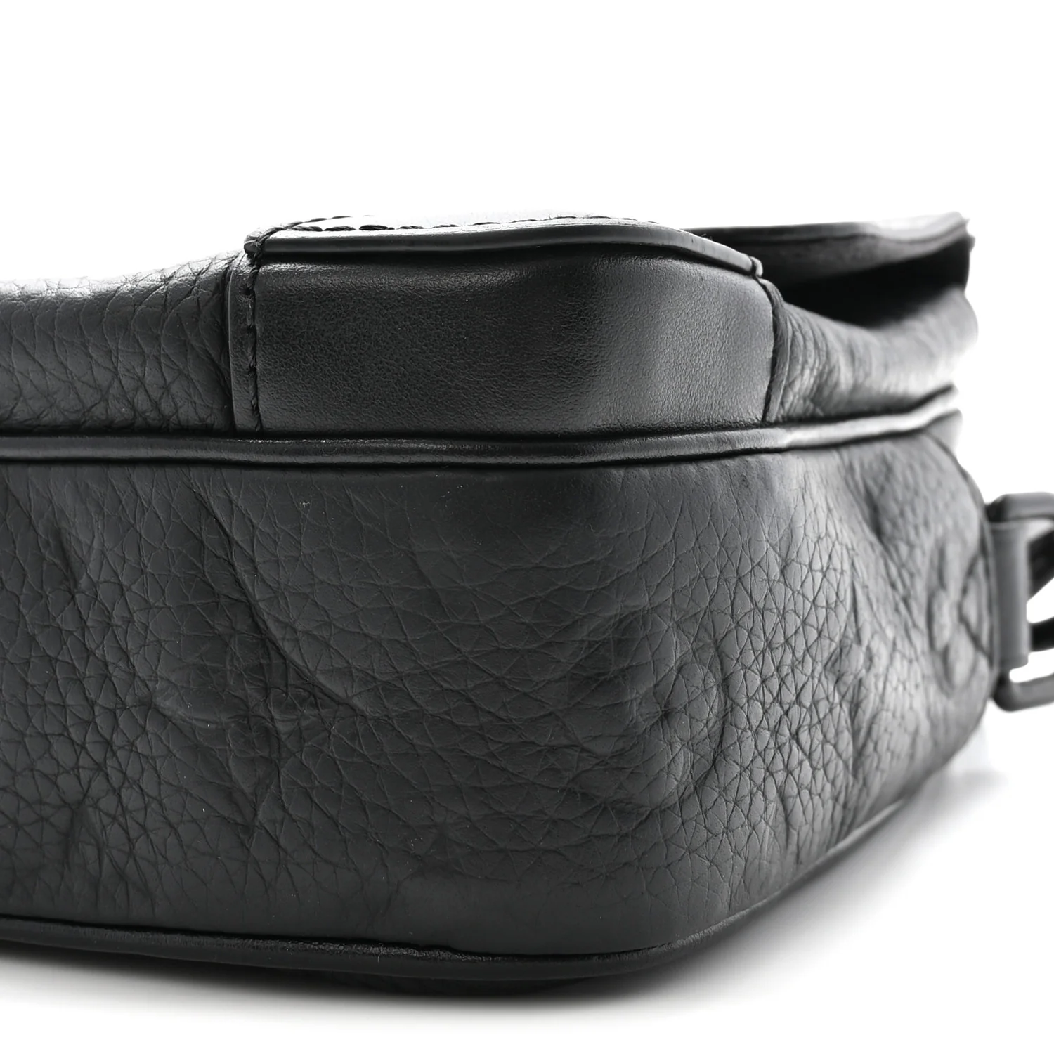 Taurillon Monogram Steamer Messenger Black - Top Club