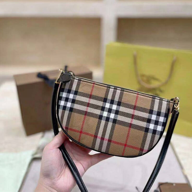 Olympia Pouch checked shoulder bag - Top Club