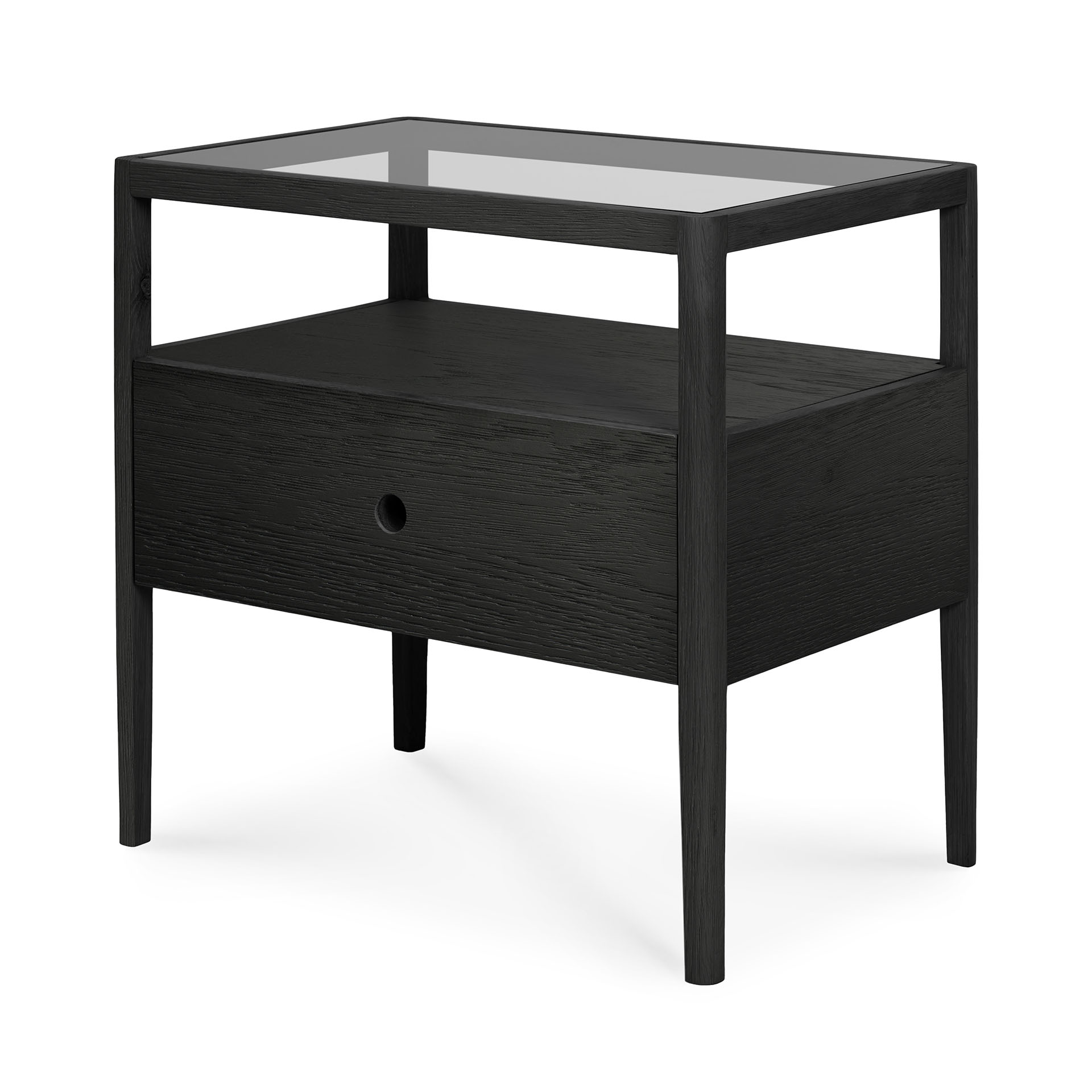 Ethnicraft nachtkastje Spindle - Oak black