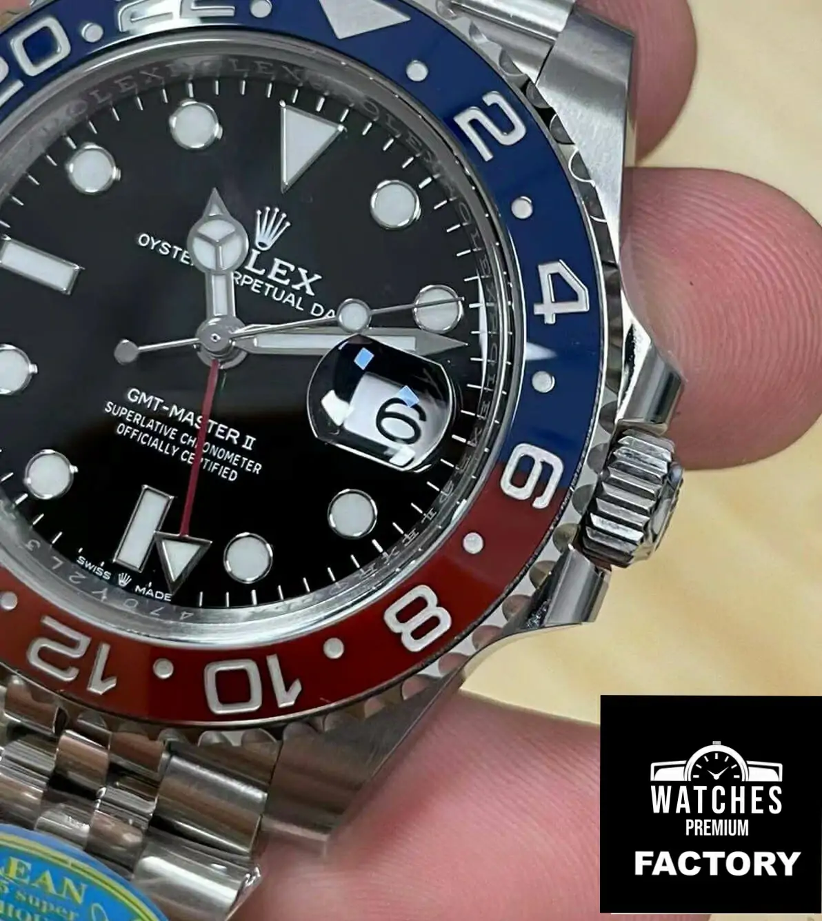 Rolex GMT Master II M126710BLRO-0001 Clean Factory V3 Black Dial